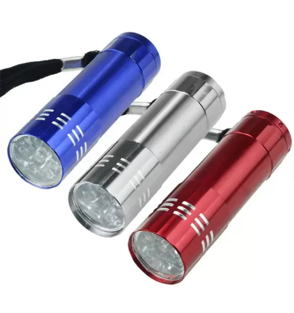 LINTERNA LED COLORES SURTIDOS PILA AAA - 1867