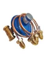 REGULADOR GAS PAZ 45 KG DOBLE 2 FLEXIBLES - 25