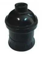 PORTALAMPARA 3P PLAST. NEGRO E27 - 8014