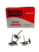 TACHA CLAVO CROMADA CAJA x 100 - EVOL3975