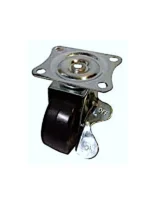 RUEDA NEGRA BASE FIJA 50MM - AP-HH-4