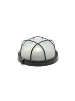 TORTUGA REDONDA NEGRA ALUMINIO + LAMPARA 13W FRIA SICA - 630313