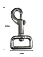 MOSQUETON G CUADRADO 85MM - SM 0061-15