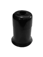 PORTALAMPARA 2P PLASTICO NEGRO E27 - 8043