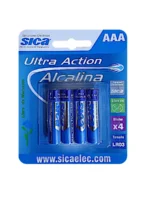 PILA SICA ALCALINA AAA (PRECIO DE BLISTER x 4 PILAS) - 915131