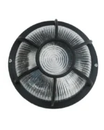 LAMPARA TORTUGA PVC REDONDA VIDRIO NEGRA - 1037