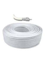 CABLE COAXIL RG 6 BLANCO (ROLLO 100M) - 3C6/B