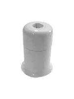 PORTALAMPARA 2P PLASTICO BLANCO E27 - 8044