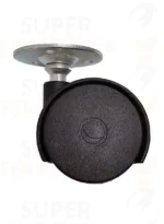 RUEDA PLASTICA BASE CUADRADA 45MM DOBLE - 502