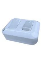 LLAVE EXTERIOR TAAD BL 2 INTERRUPTORES - LE-707