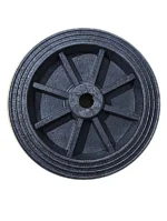 RUEDA DE GOMA 200 X 40 MM EJE 19MM - RL200