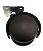 RUEDA PLASTICA BASE CUADRADA 50MM DOBLE - RUE-58