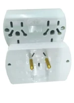 ADAPTADOR  2 PATAS REDONDAS A 2 TOMAS - MR-1002