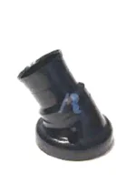 PORTALAMPARA RECEPT CURVO NEGRO E27 - 8028