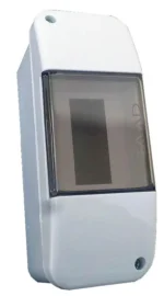 CAJA DIN 02 POLOS EMBUTIR - EXTERIOR - I-7210