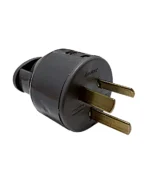 FICHA 220V MACHO 10A GRIS - D-8107