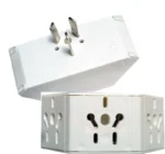 ADAPTADOR 3 PATAS CHATAS A 3 TOMAS - PC-1001