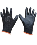 GUANTE BAÑADO DE PU NEGRO T-10 DE POLIESTER - PU1001BT10