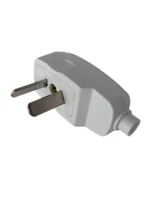 FICHA 220V MACHO S/LAT KALOP BLANCA PERNO CHATO - KL44173