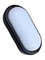 LAMPARA TORTUGA OVALADA 8W LED NEGRA CANDELA - 7355