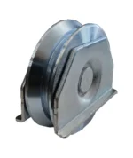 RUEDA PARA PORTON ACERO .50 CANAL V C/SOPORTE PARA SOLDAR (REEMPLAZAR POR COD 10160) - R1CY50/SE