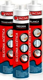SILICONA ACETICA TACSA 280ML NEGRA - PTTACSA400