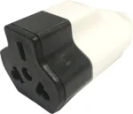 FICHA 220V HEMBRA 10A 3 PATAS FRONTAL BINORMA REFORZADA CON PRENSACABLE - ELECFI006