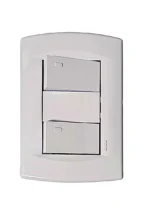 LLAVE EMBUTIR SICA LIFE ARMADA 2 INTERRUPTORES BP - 545218