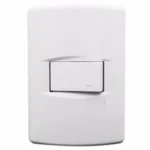 LLAVE EMBUTIR SICA LIFE ARMADA 1 PULSADOR 10X5 BP - 545221