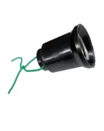 PORTALAMPARA PLASTICO NEGRO C/CABLE E27 - 8040