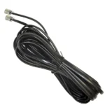CABLE TELEFONO PLANO 4m NEGRO - TEC104N