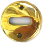 BOCALLAVE REDONDO DE BRONCE PULIDO 48 MM - 23/1-DP