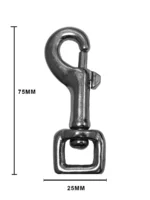 MOSQUETON G CUADRADO 75MM - SM 0060-15