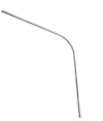 CAÑO ALUMINIO CORTINA BAÑO CURVO 75x75cm - 315 010 01