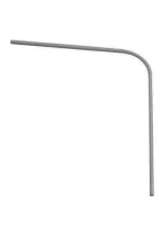 CAÑO ALUMINIO CORTINA BAÑO CURVO 75x175cm - 315 040 01