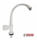 CANILLA 1 AGUA DE PVC ABS BLANCA P/MESAD - 1003-02