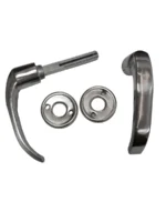 PICAPORTE MINISTERIO ALUM. PUL. PERNO CORTO 5CM - 8111/1