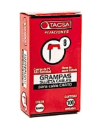 GRAMPA PARA CABLE CHATO .N8 x 100U BLANC - PTGRAM08B