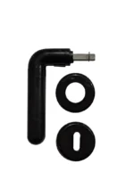 PICAPORTE PLASTICO GIRATORIO REDONDO NG C/BOCALLAV - 114N