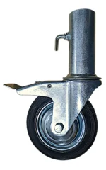 RUEDA ANDAMIO CHAPA Y GOMA 150MM C/FRENO - 5130