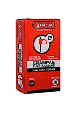 GRAMPA PARA CABLE COAXIL N12 x 20U NEGRA - PTGRAM12CN