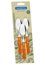 CUCHARITA DE TE TRAMONTINA DYNAMIC BLISTER POR 3 PIEZAS - 03-22307/300