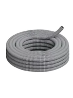 CAÑO CORRUGADO 3/4" GRIS CONCRETE IGNIFUGO (ROLLO 25M) - 34SCI