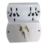 ADAPTADOR 3 PATAS CHATAS A 2 TOMAS - MC-1001