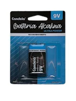 PILA CANDELA ALCALINA BATERIA 9V. - 7582