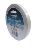 CINTA DE PAPEL CANDELA 12mm X 50m BLANCA - 7536