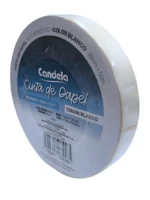 CINTA DE PAPEL CANDELA 18mm X 50m BLANCA - 7533