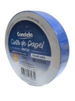 CINTA DE PAPEL .CANDELA 24mm X 50m AZUL - 7537