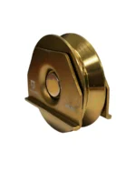 RUEDA P/PORTON ACERO 80MM CANAL V C/SOPORTE DURAMAC - 10163