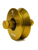 RUEDA P/PORTON ACERO 80MM CANAL V DURAMAC - 10153